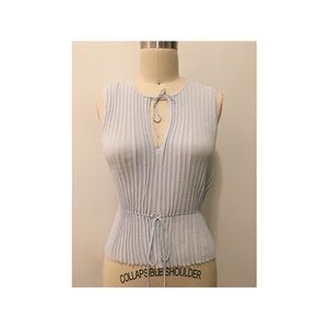 Club Monaco Pleated Knit Top